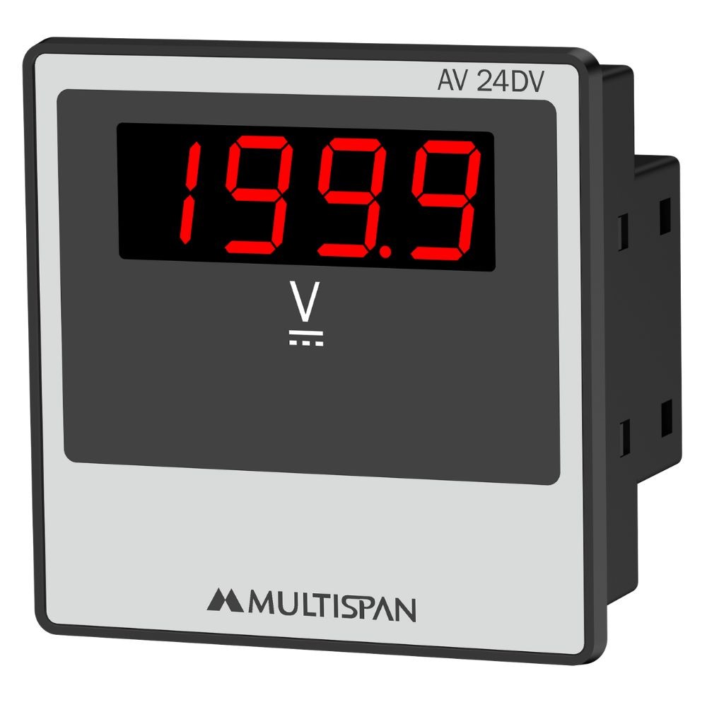 Đồng hồ đo điện áp DC voltmeter AV-24DV MULTISPAN (72x72 mm, Select Range)