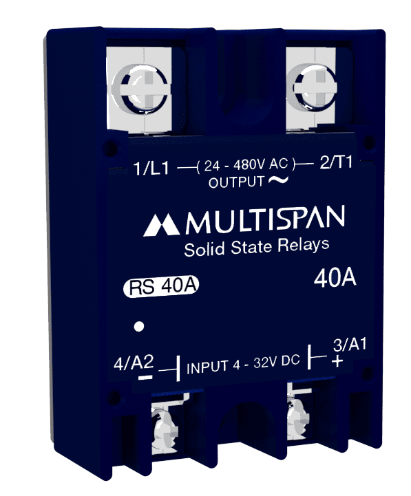 Relay bán dẫn, 40A (SSR) RS-40A MULTISPAN 