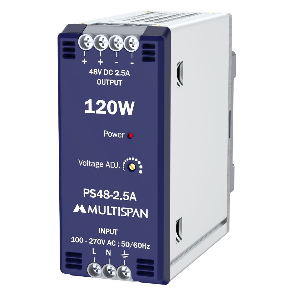Bộ chuyển đổi nguồn điện (Power Supply) PS48-2.5A MULTISPAN (120W, 48VDC, 2.5A) 