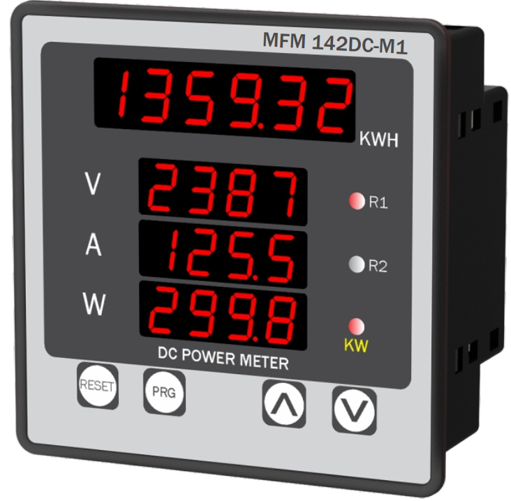 Đồng hồ đa năng đo (DC Multimeter) MFM-142DC-M1 MULTISPAN (RS485 Modbus RTU, 2 Relay)