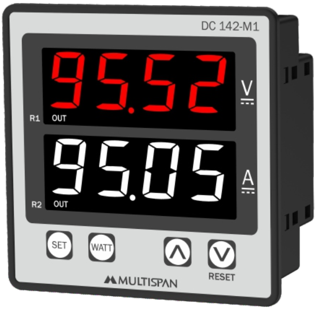 Đồng hồ đa năng đo (DC Multimeter) DC-142-M1 MULTISPAN (RS485 Modbus RTU, 2 Relay )