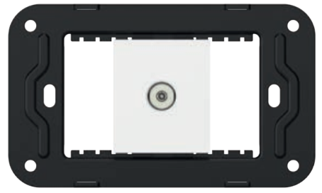 Hạt ổ cắm cáp quang TV 1/2 LE-A10 dòng LETO IEK