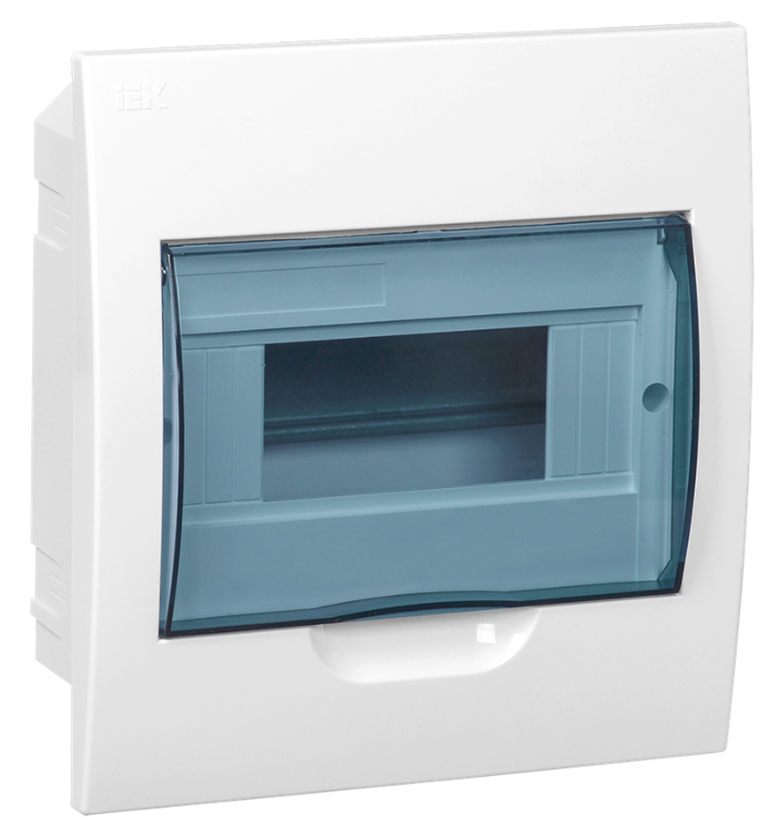 Tủ điện nhựa âm tường 8 mô-đun IEK mã MKP12-V-08-08-41-FCN