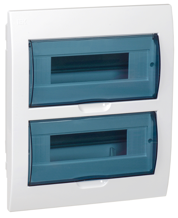 Tủ điện nhựa âm tường 24 mô-đun IEK mã MKP12-V-24-24-41-FCN