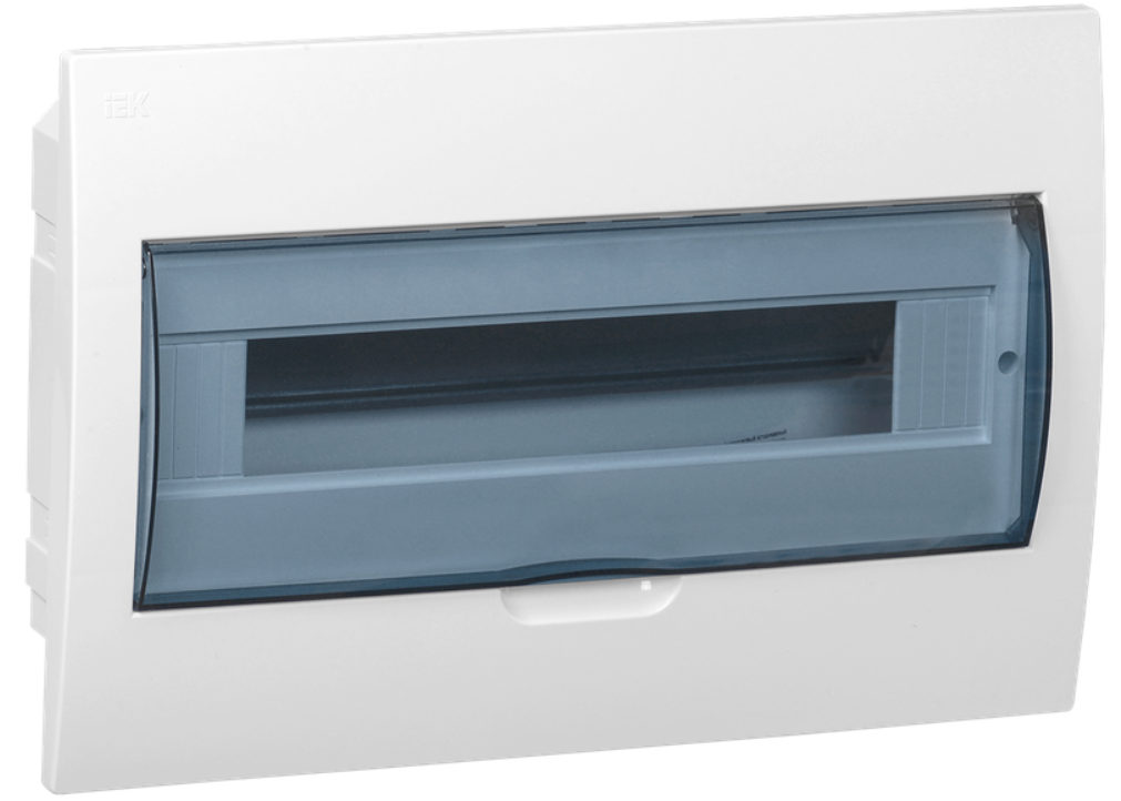Tủ điện nhựa âm tường 18 mô-đun IEK mã MKP12-V-18-18-41-FCN