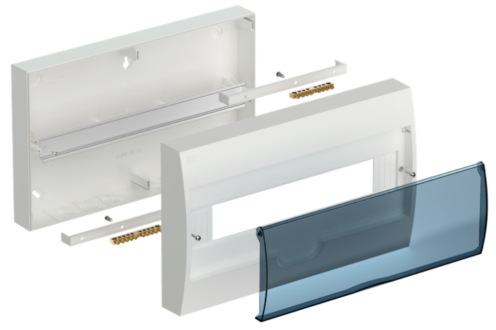 Tủ điện nhựa nổi 18 mô-đun IEK mã MKP12-N-18-18-41-FCN