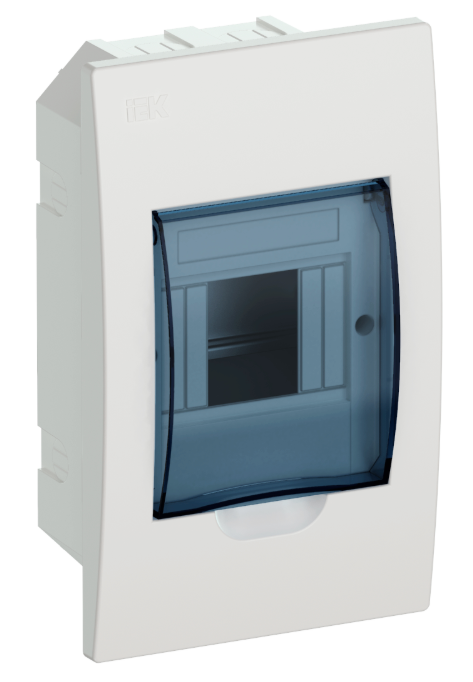 Tủ điện nhựa âm tường 4 mô-đun IEK mã MKP12-V-04-04-41-FCN