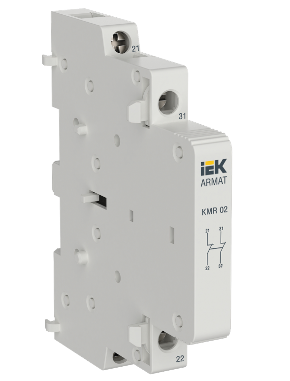 Cặp tiếp điểm phụ dòng AR-AUX-SCR (2NO, 2NC hoặc 1NO + 1NC AC/DC kết hợp) cho MCB AR-M06N IEK