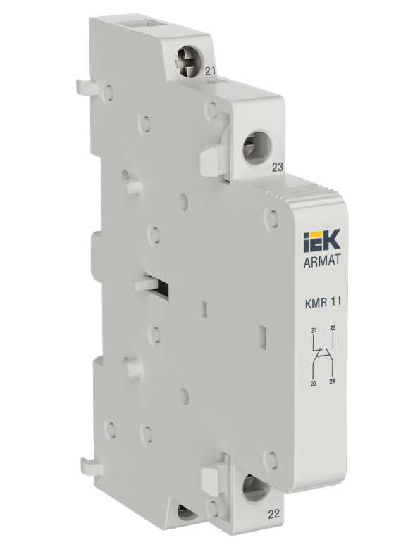 Cặp tiếp điểm phụ dòng AR-AUX-SCR (2NO, 2NC hoặc 1NO + 1NC AC/DC kết hợp) cho MCB AR-M06N IEK