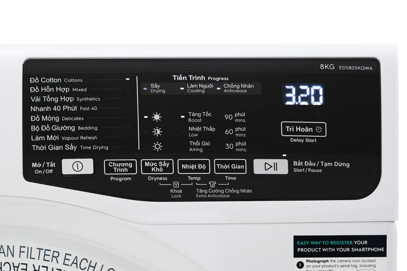 Máy sấy Electrolux EDS805KQWA