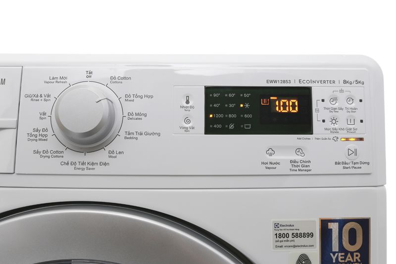 Máy Giặt & Sấy Electrolux EWW12853