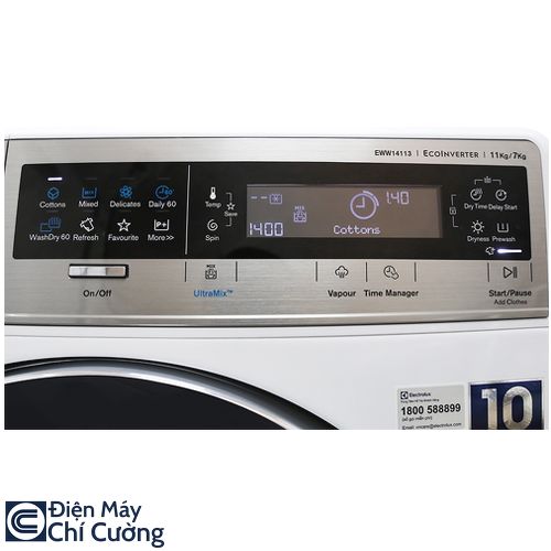 Máy Giặt & Sấy Electrolux EWW14113