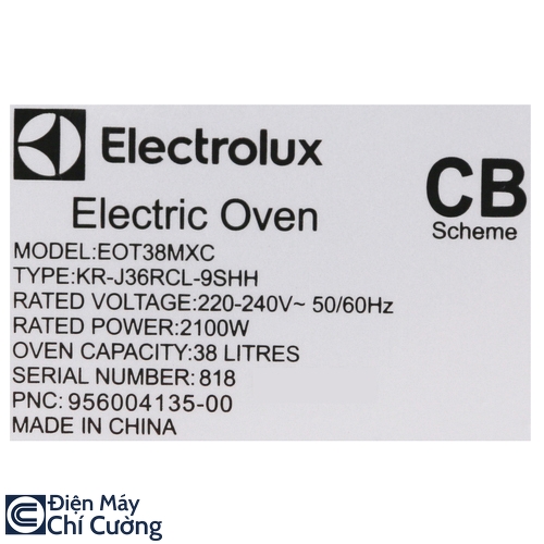 Lò Nướng Electrolux EOT38MXC