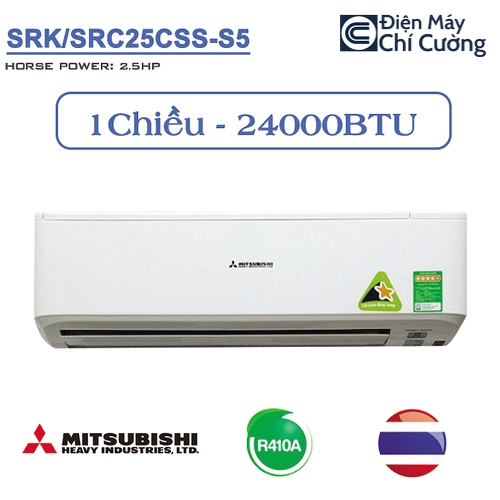 Điều hòa Mitsubishi Heavy SRK/SRC25CSS-S5