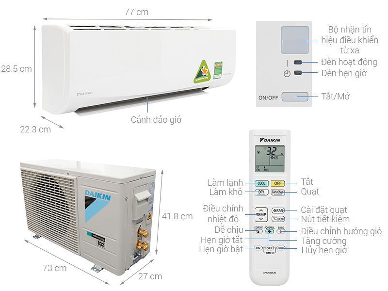 Điều hòa Daikin FTKA/RKA35UAVMV