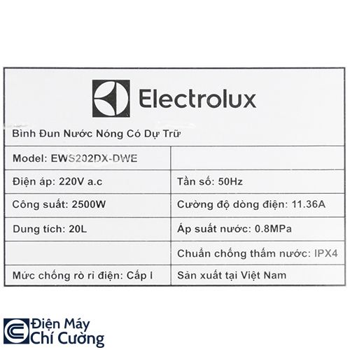 Bình nóng lạnh Electrolux EWS202DX-DWE