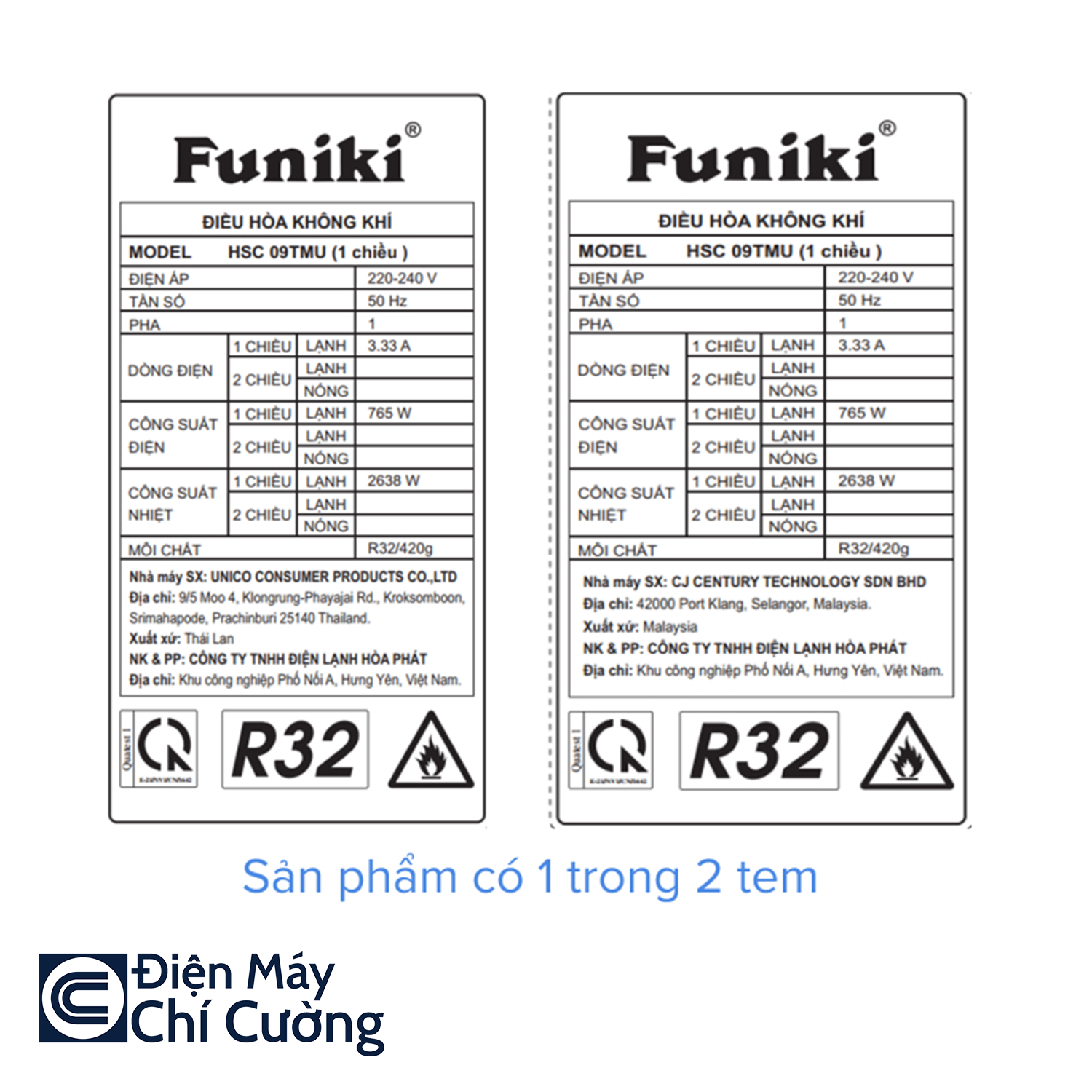 Điều Hòa Funiki HSC09TMU1 9000BTU 1 Chiều