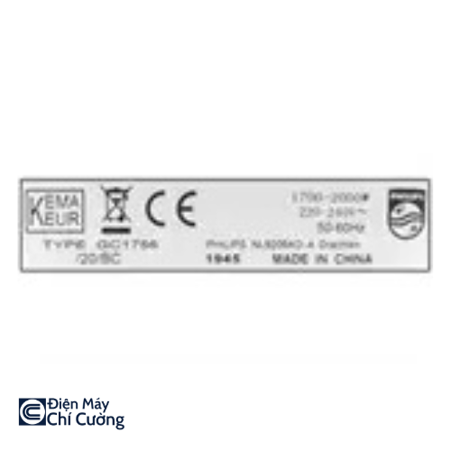 Bàn là hơi nước 2000W Philips GC1756/20