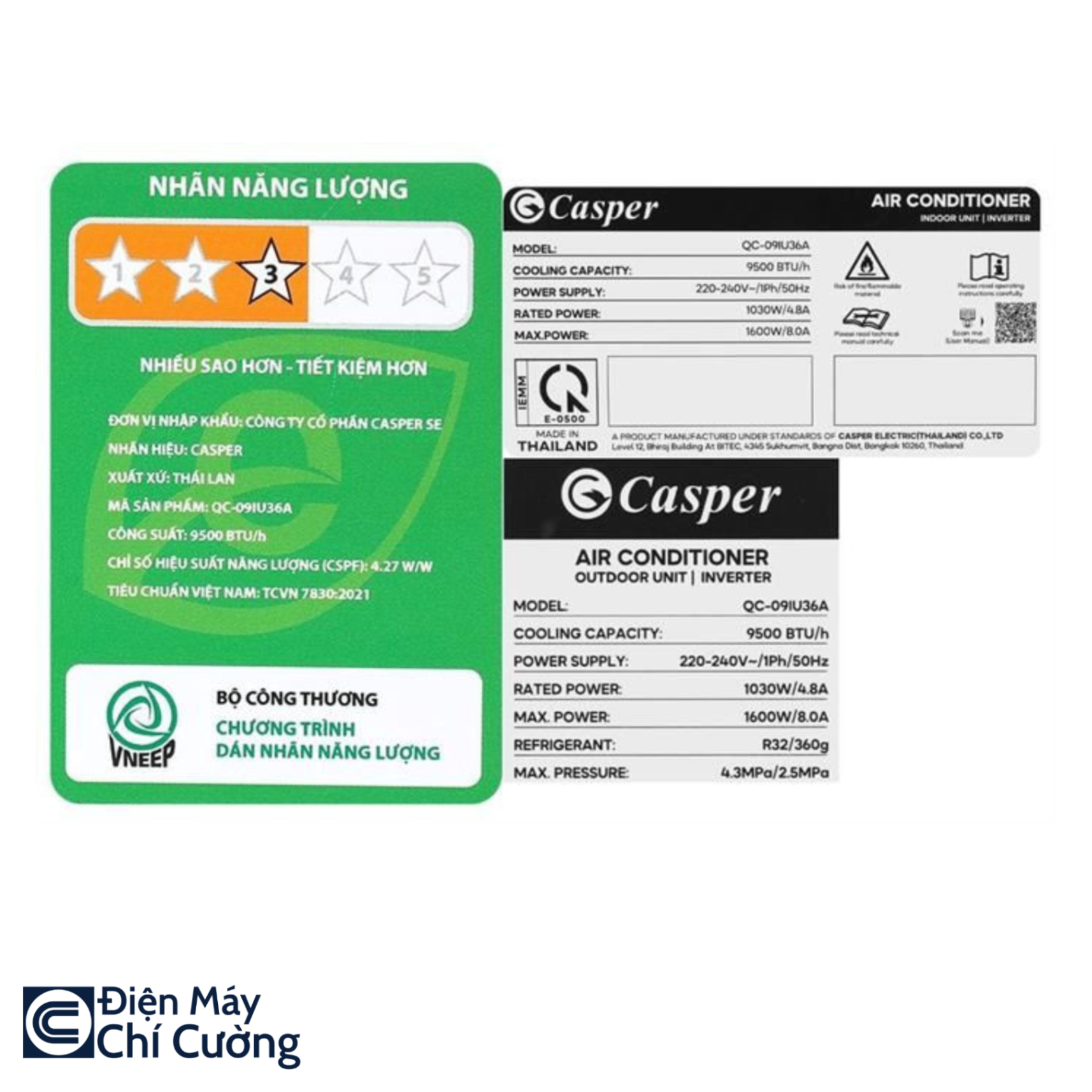 Điều hòa Casper QC-09iU36A