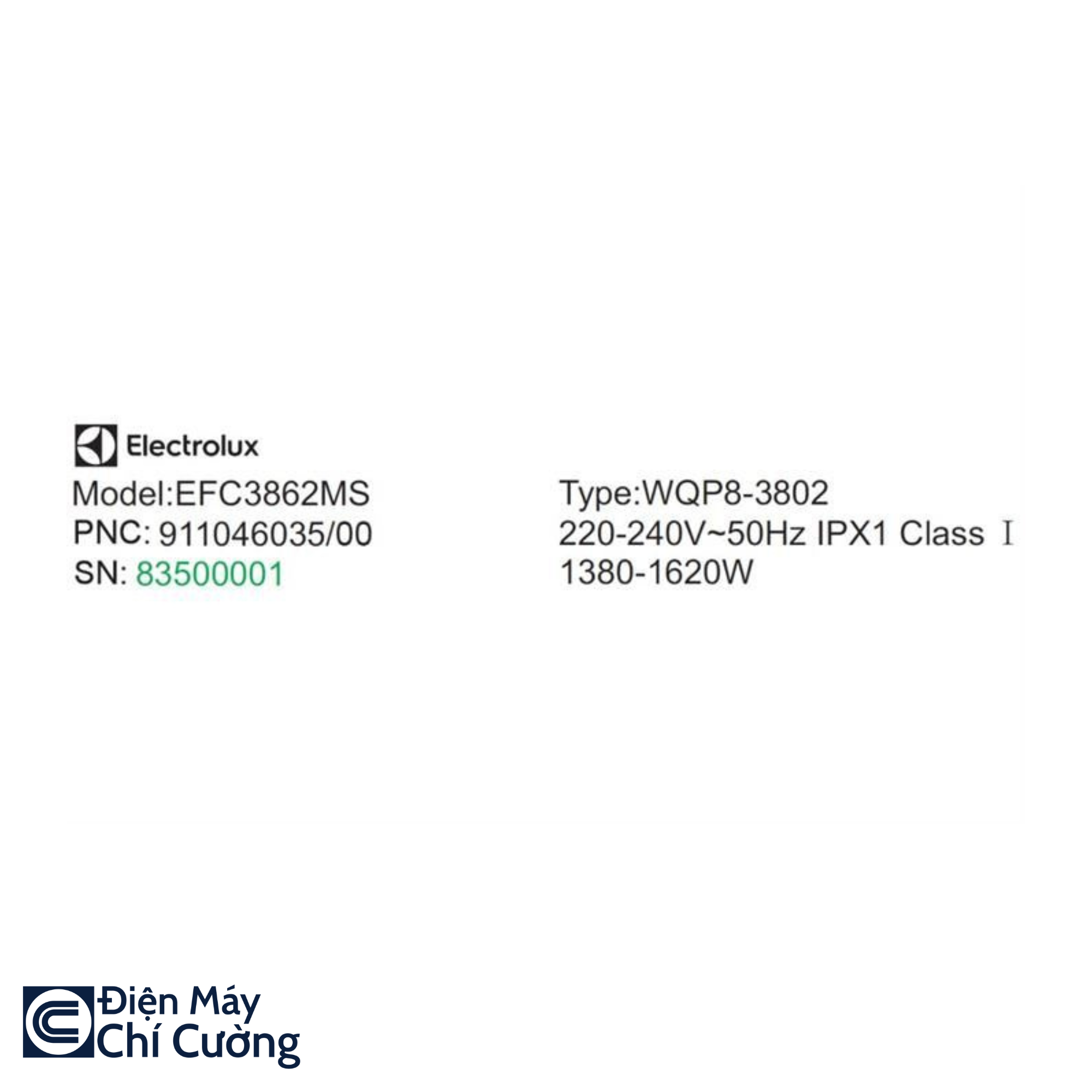 Máy Rửa Bát Electrolux EFC3862MS