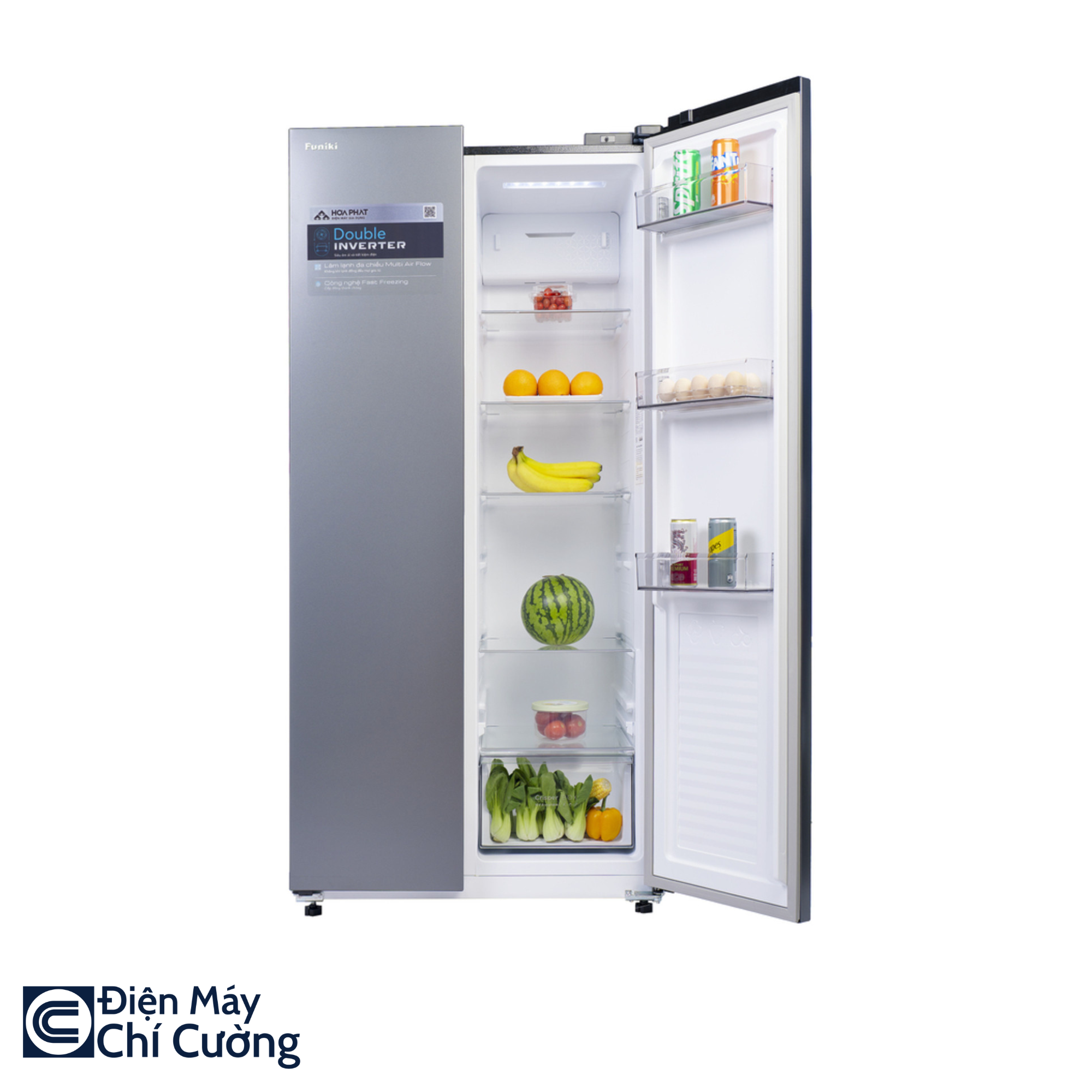Tủ lạnh Funiki 2 cánh dọc Inverter 430l HR SS8430SDG