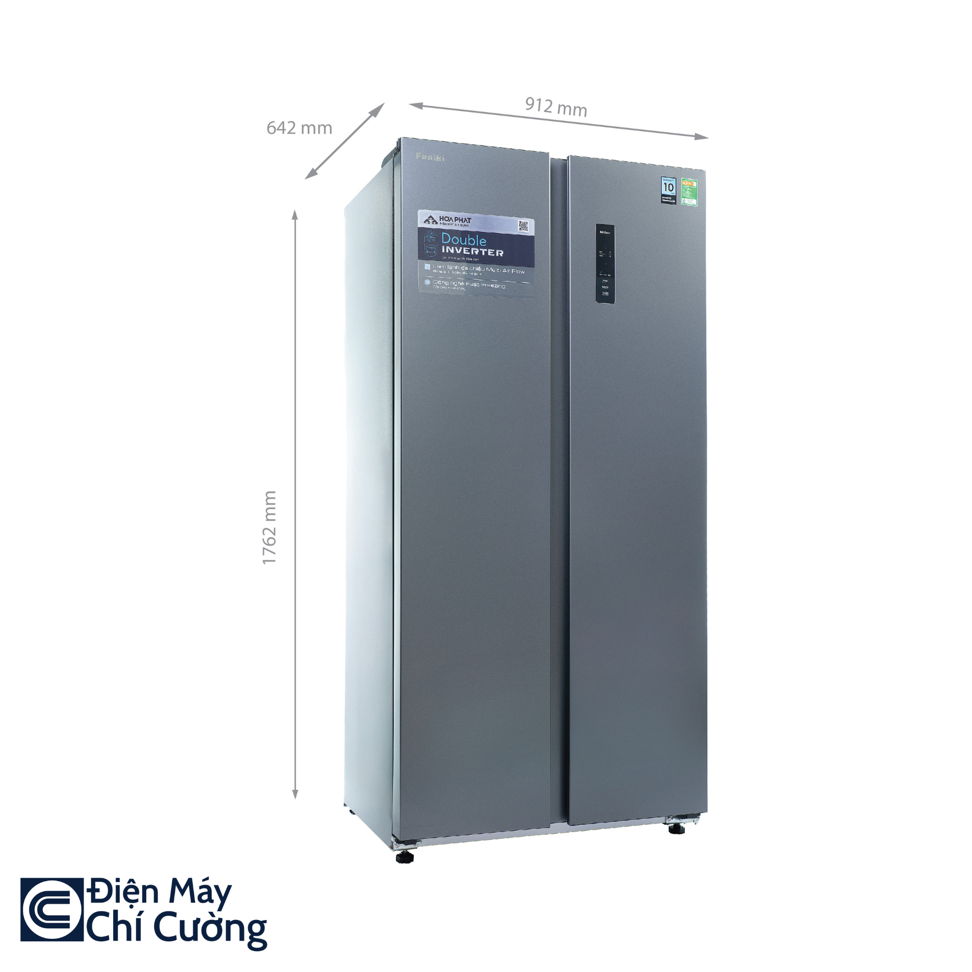 Tủ lạnh Funiki 2 cánh dọc Inverter 430l HR SS8430SDG