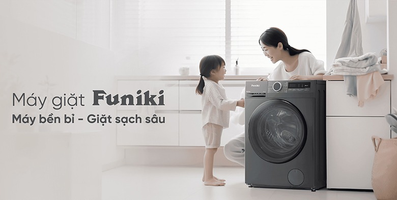 Máy giặt Funiki HWM F895ADG Inverter 9.5 Kg