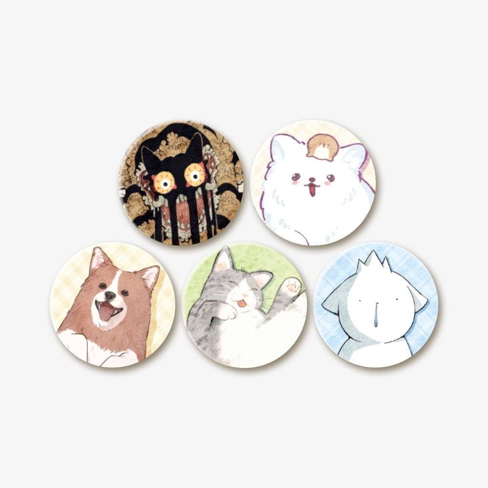 [ORDER] Animal Cushion Can Badge