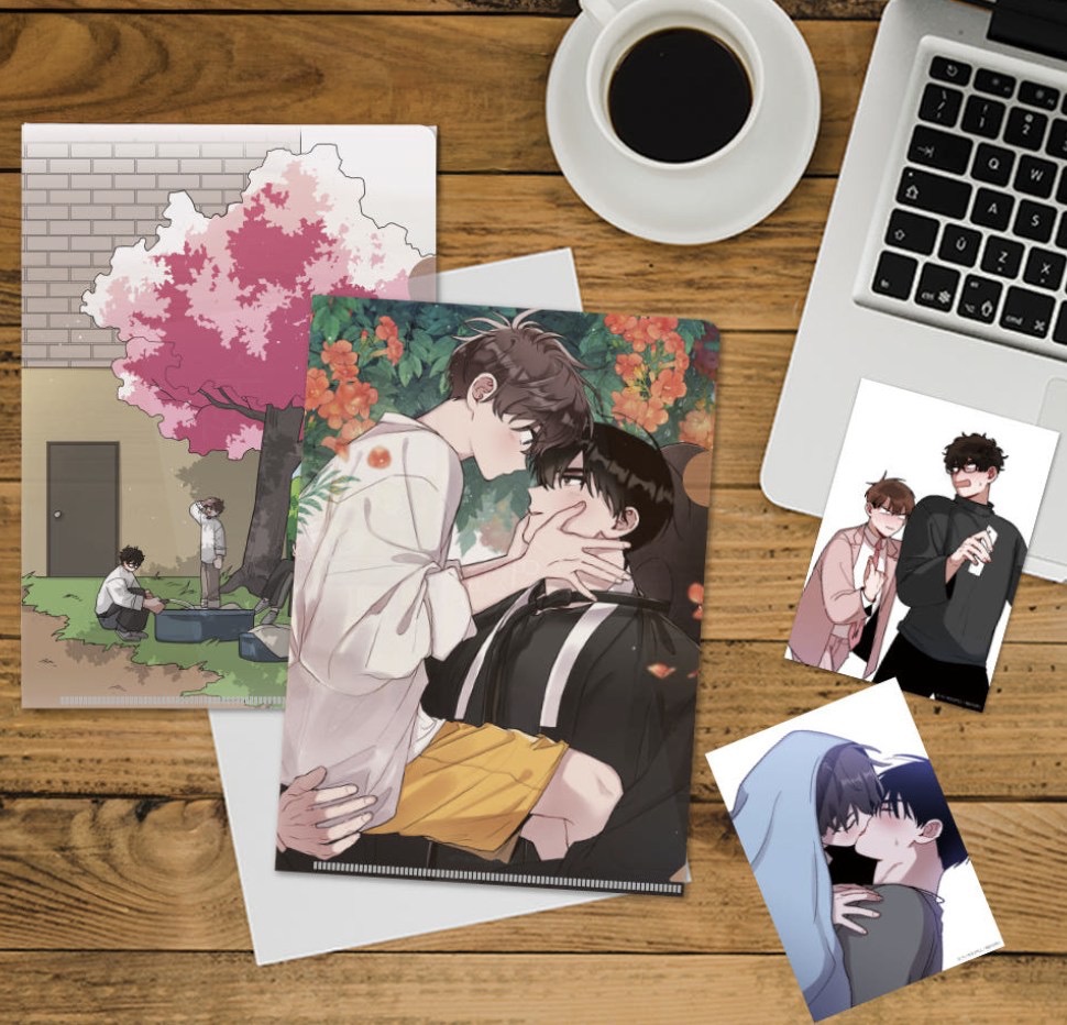 [ORDER] Author KER BEON cafe - L Holder clearfile SET
