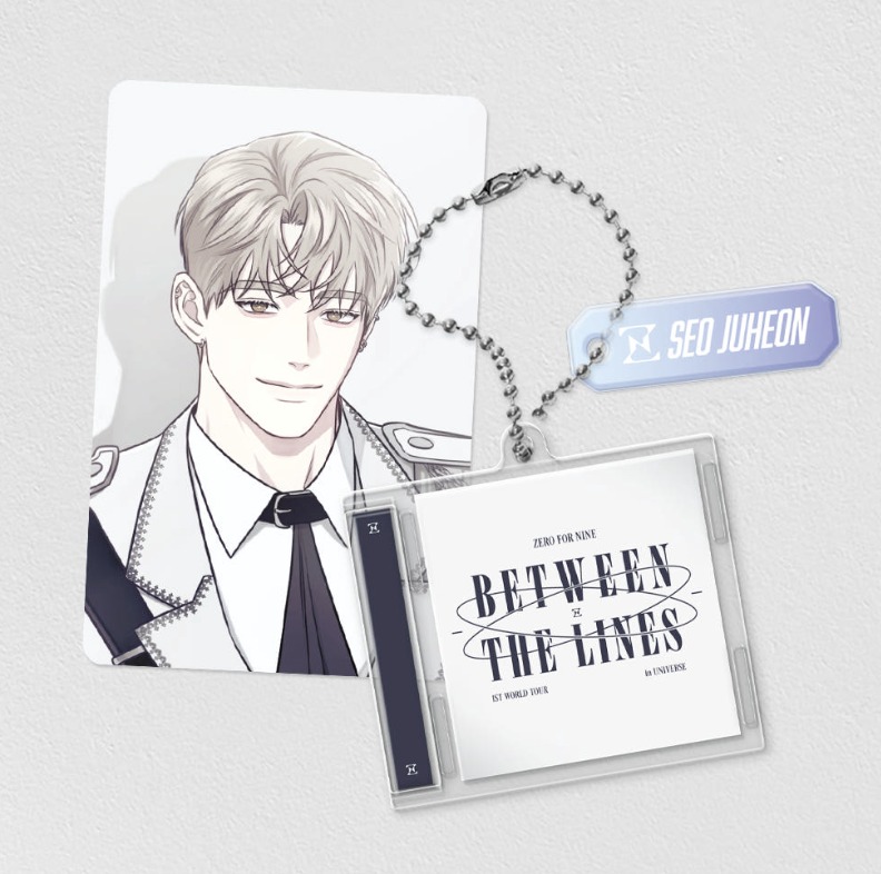 [ORDER] 공과 사는 구분해 Between The Lines Idol AU - acrylic keyring kèm photocard - Juheon