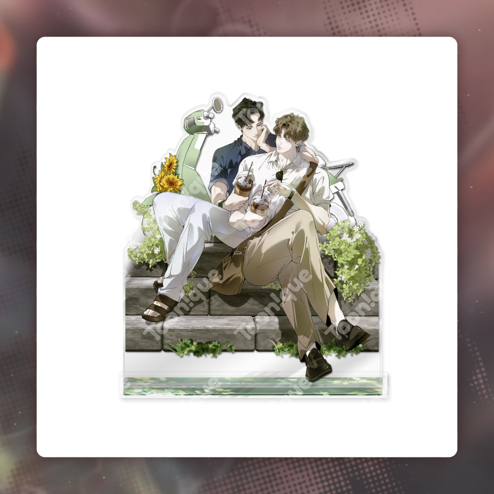 [ORDER] Dear Stranger Toonique Cafe Couple Acrylic stand