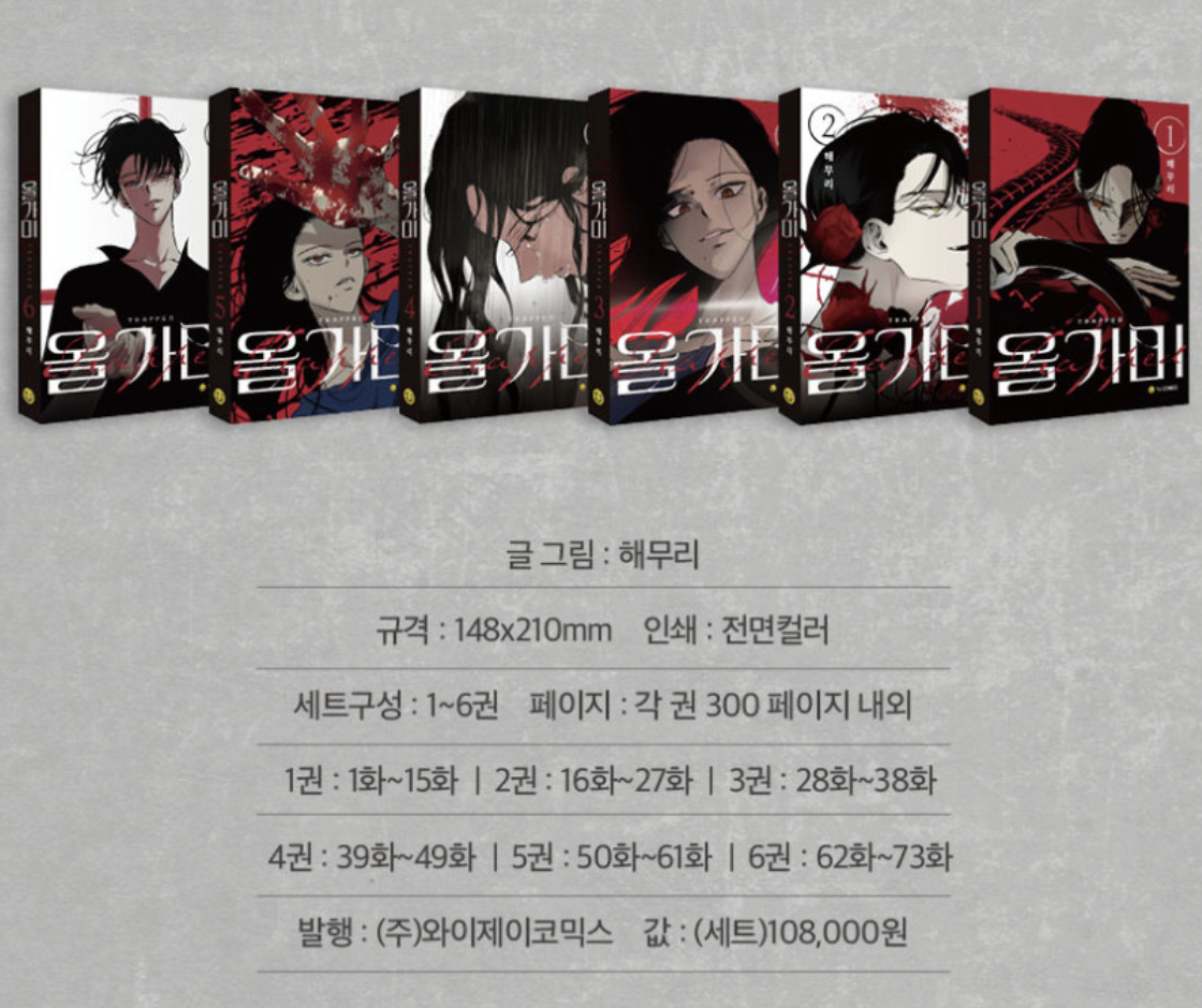 [ORDER] Manhwa Trapped Boxset 1-6 (chỉ áp dụng CK, vui lòng liên hệ shop để đặt hàng)