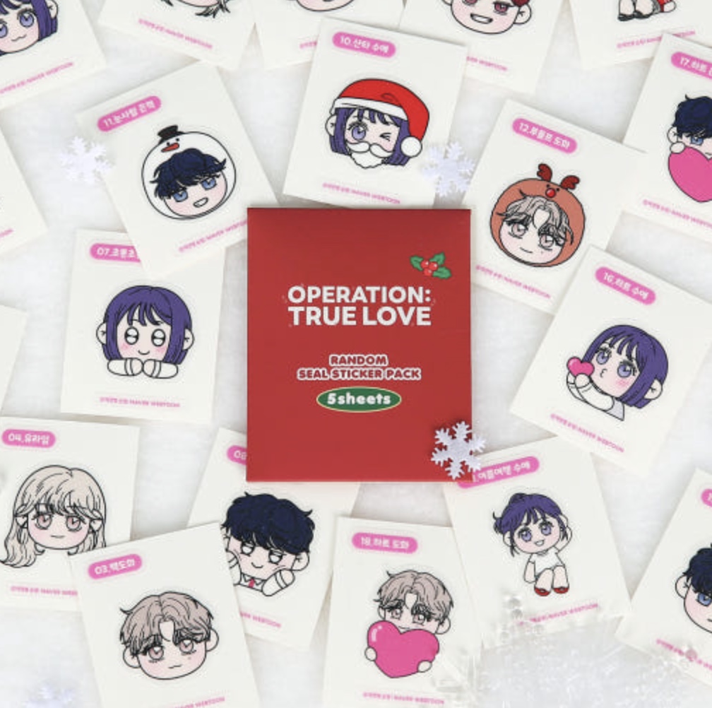 [ORDER] Operation True Love Sticker pack random (1 gói 5 c)