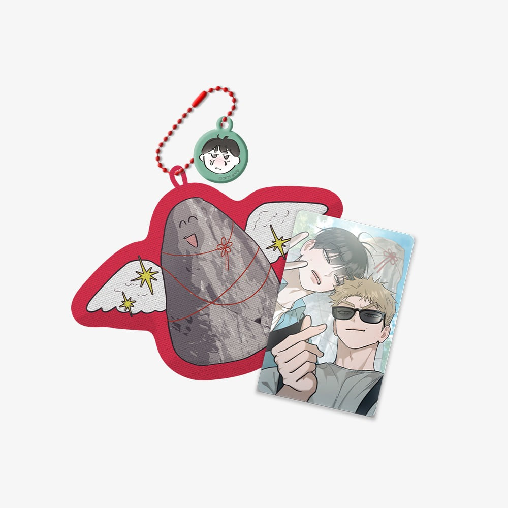 [ORDER] Red Thread Quest rock cushion keyring kèm card