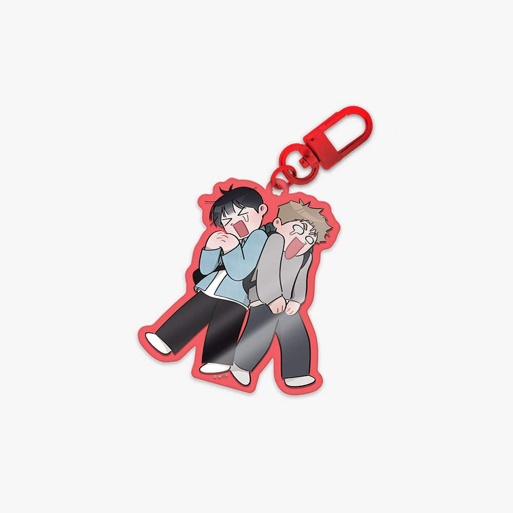[ORDER] Red Thread Quest rock holder keyring