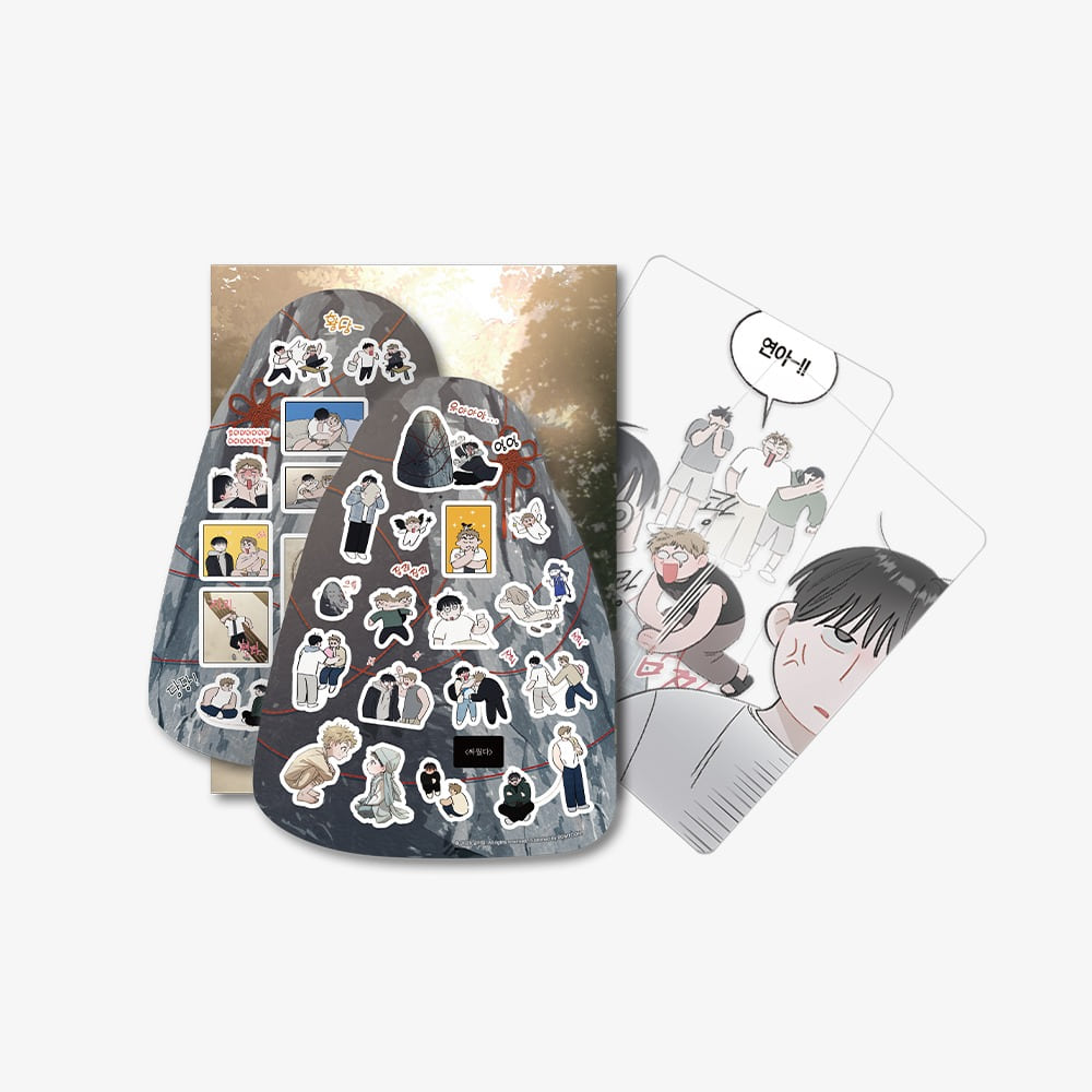 [ORDER] Red Thread Quest rock sticker SET