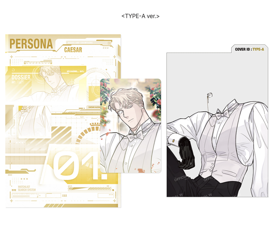 [ORDER] 장미와 샴페인 Roses and Champagne Dress Up Acrylic stand - Ceasar