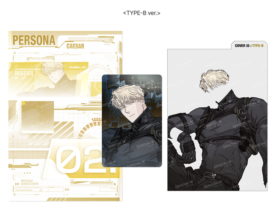 [ORDER] 장미와 샴페인 Roses and Champagne Dress Up Acrylic stand - Ceasar