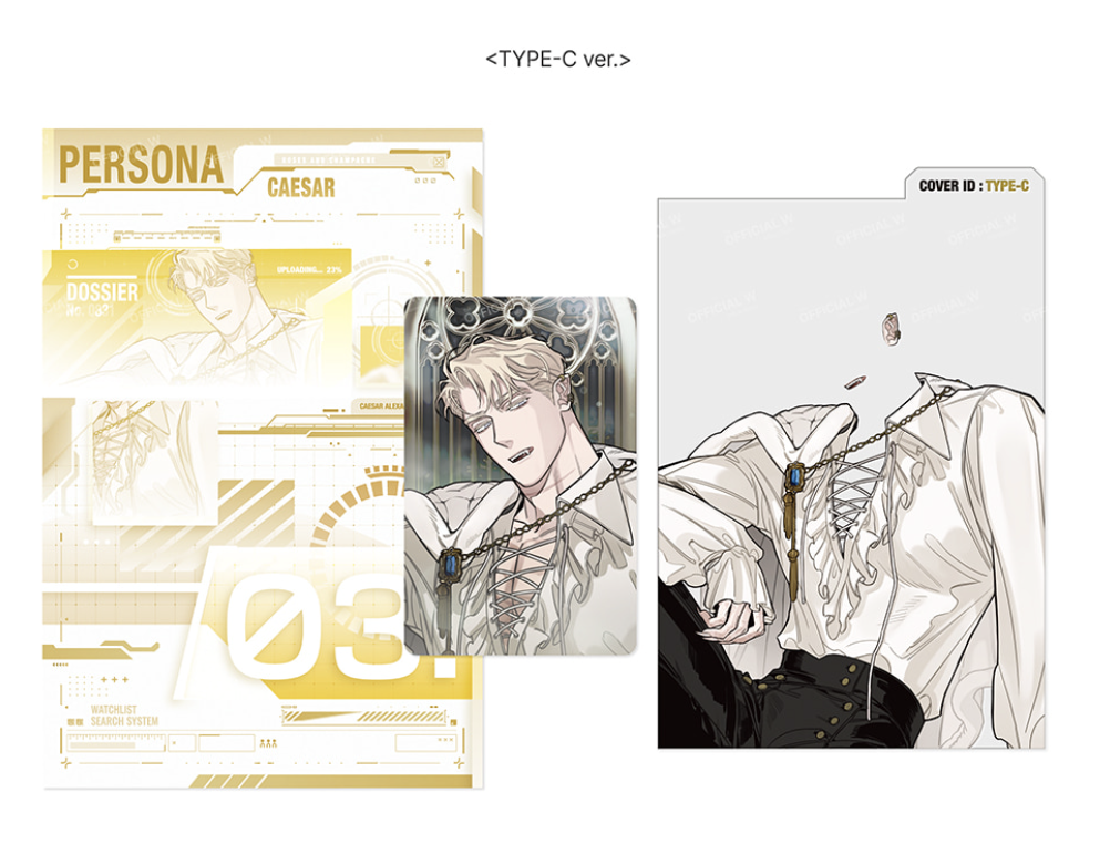 [ORDER] 장미와 샴페인 Roses and Champagne Dress Up Acrylic stand - Ceasar