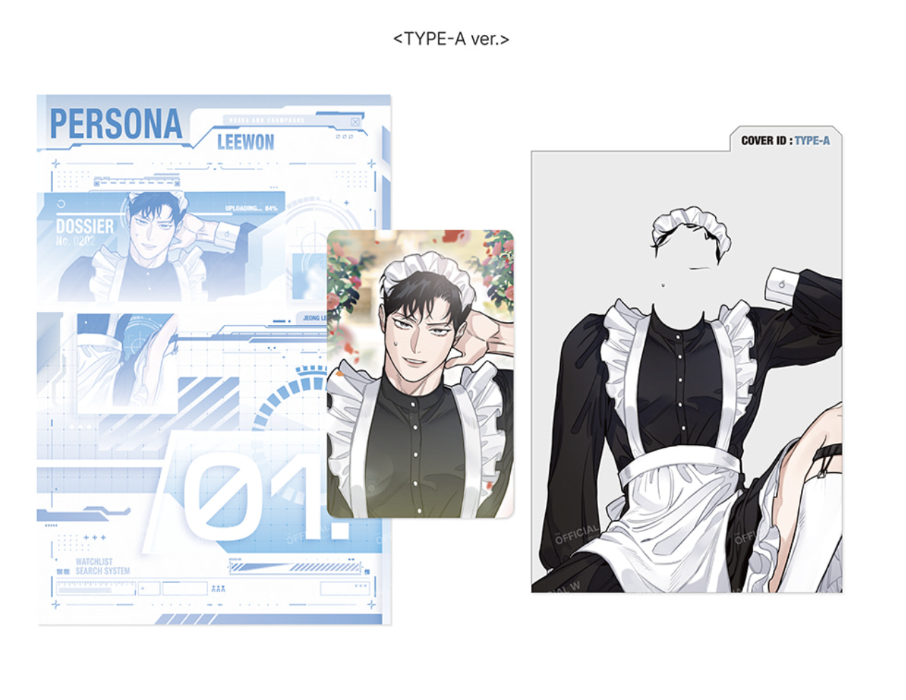 [ORDER] 장미와 샴페인 Roses and Champagne Dress Up Acrylic stand - Leewon