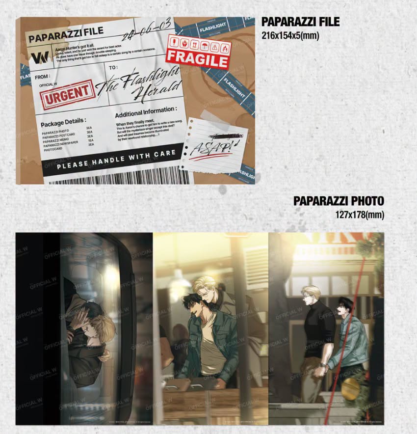 [ORDER] W OFFICIAL Flashlight paparazzi pack