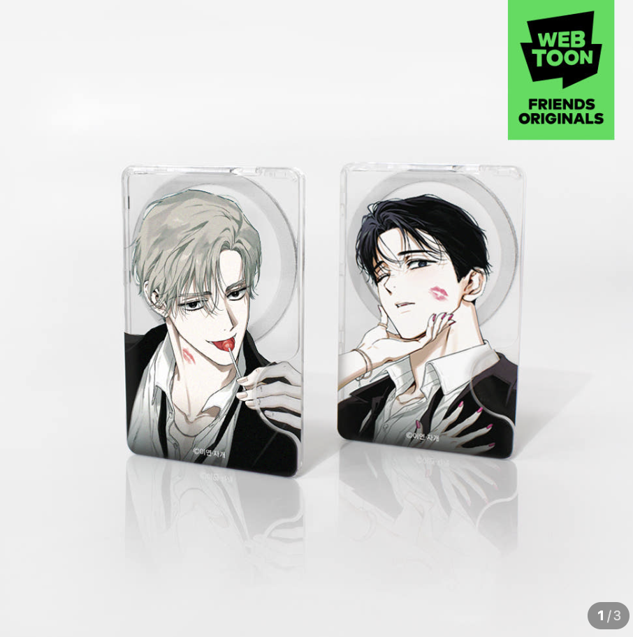 [ORDER] WEBTOONFRIENDS MAGSAFE CARD CASE WALLET - 나쁜 남자가 돼라! - Be a Bad Boy!