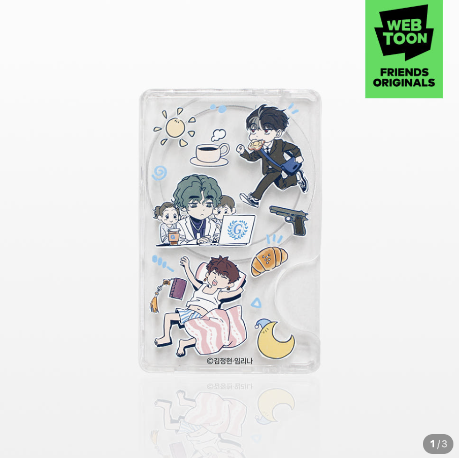 [ORDER] WEBTOONFRIENDS MAGSAFE CARD CASE WALLET - 킬러 배드로 - Killer Peter
