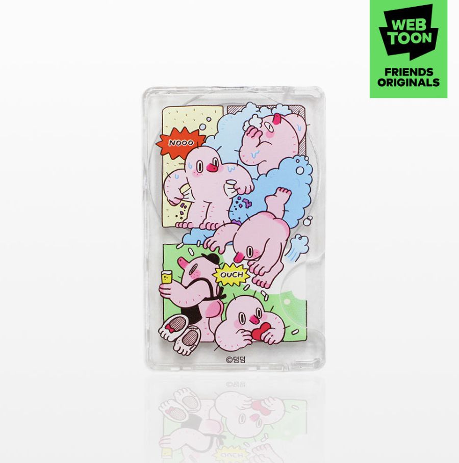 [ORDER] WEBTOONFRIENDS MAGSAFE CARD CASE WALLET - 덤벙덤벙 내 인생 - My Clumsy Life
