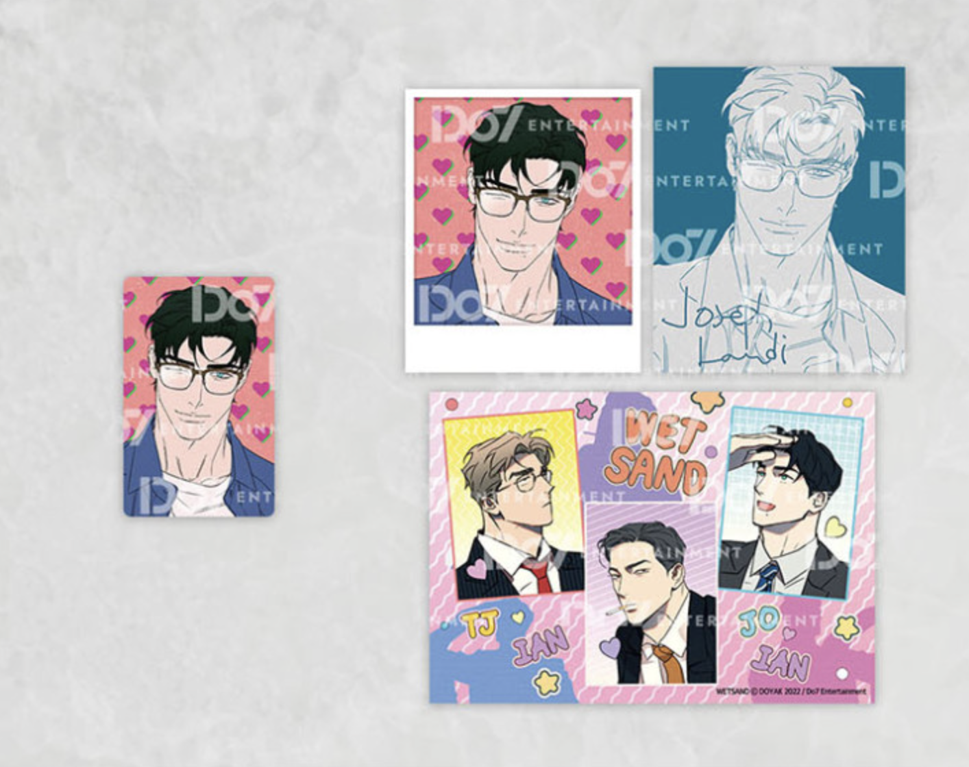 [ORDER] Wet Sand Photocard set - Joseph Glasses
