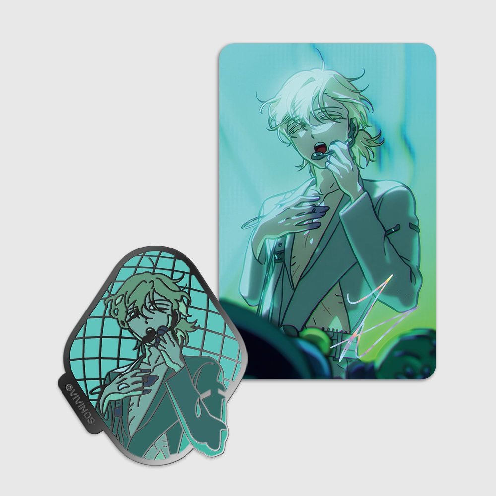 [PREORDER][HẠN 31.12] Alien Stage 3rd anniversary x Aniplus - Metal badge kèm card LUKA
