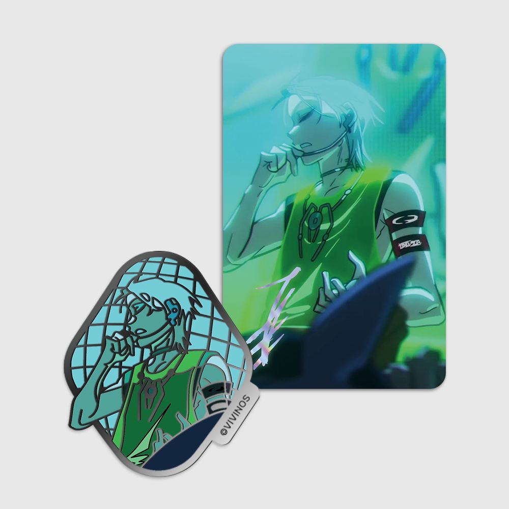 [PREORDER][HẠN 31.12] Alien Stage 3rd anniversary x Aniplus - Metal badge kèm card TILL