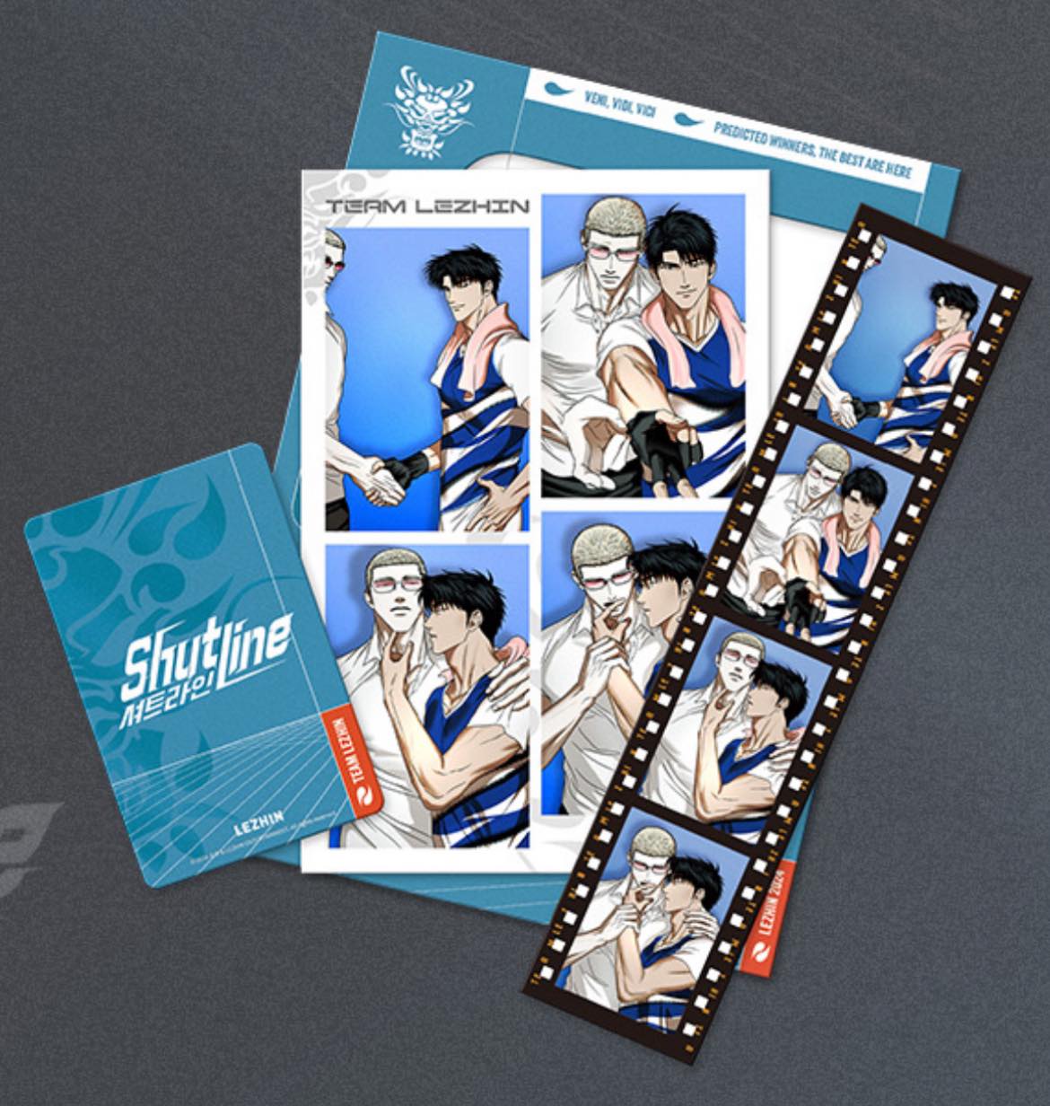 [SẴN] Shutline Strip kèm card Team Lezhin