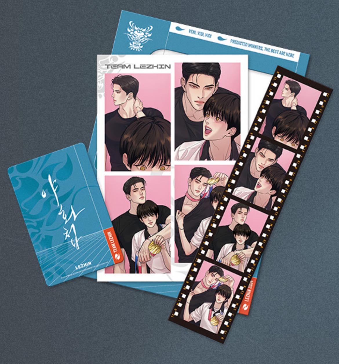 [SẴN] Strip kèm card Painter of the night Team Lezhin