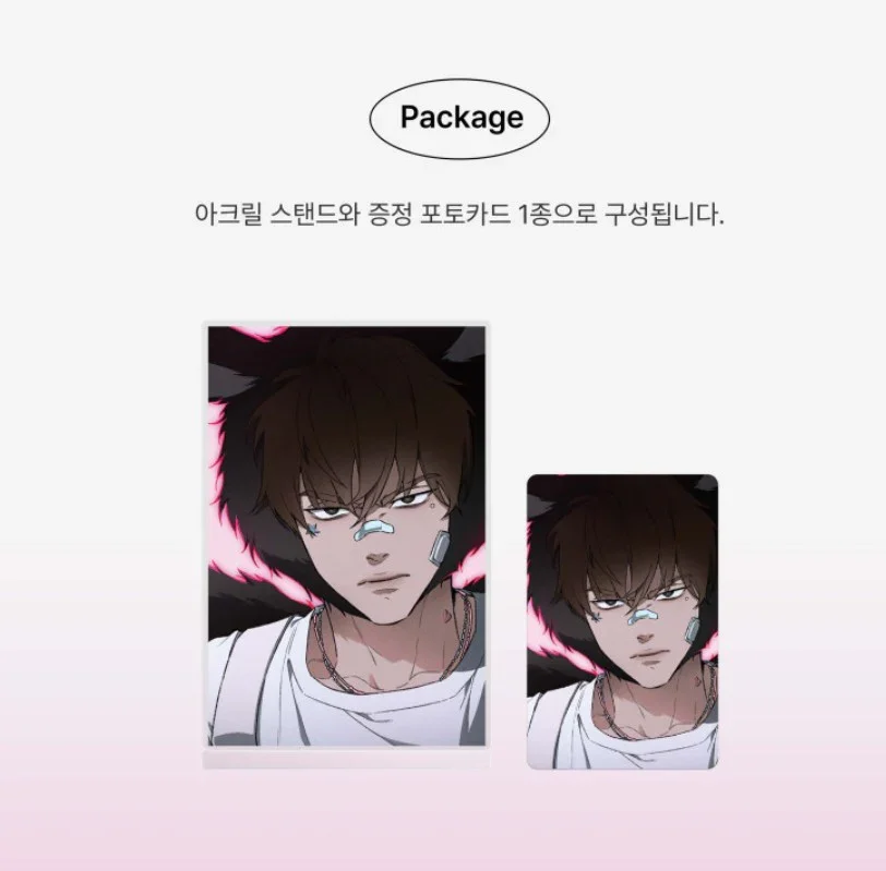 [SẴN] Acrylic standee kèm card - birthday version - TAEKJOO